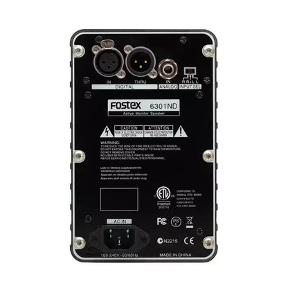 Fostex 6301ND - 4 Active Monitor Speaker 20W D-Class (Single)