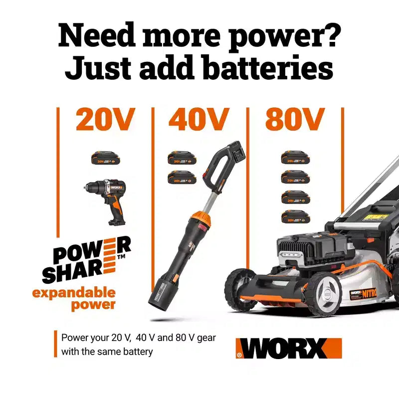 Worx WX009L.9 Altoparlante Bluetooth senza fili da 20V - Solo corpo macchina