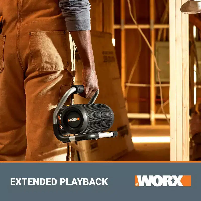 Worx WX009L.9 Altoparlante Bluetooth senza fili da 20V - Solo corpo macchina