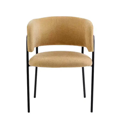 Christopher Knight Home Nest Sedie da pranzo moderne imbottite con struttura in metallo (set da 4)