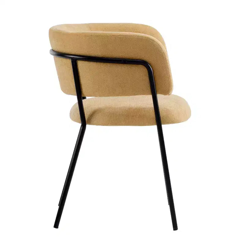 Christopher Knight Home Nest Sedie da pranzo moderne imbottite con struttura in metallo (set da 4)