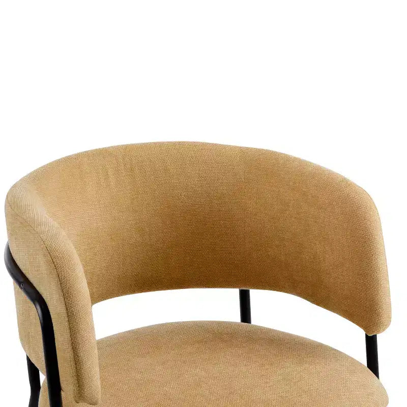 Christopher Knight Home Nest Sedie da pranzo moderne imbottite con struttura in metallo (set da 4)