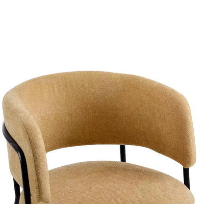 Christopher Knight Home Nest Sedie da pranzo moderne imbottite con struttura in metallo (set da 4)