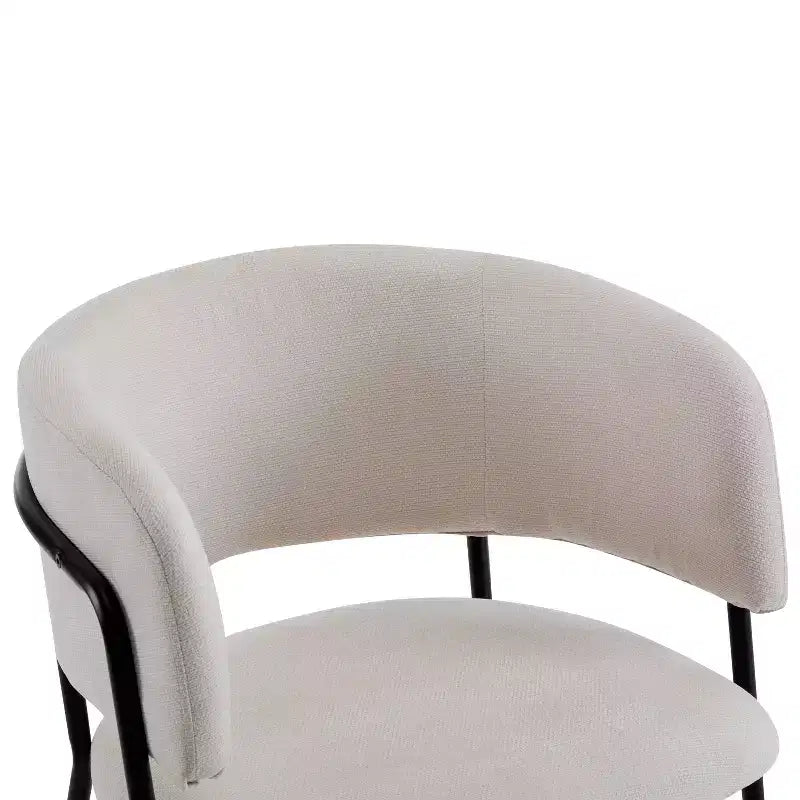 Christopher Knight Home Nest Sedie da pranzo moderne imbottite con struttura in metallo (set da 4)