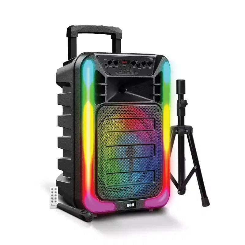 RCA Disco-15 Flame Effect Bluetooth Party Speaker with 15 Woofer