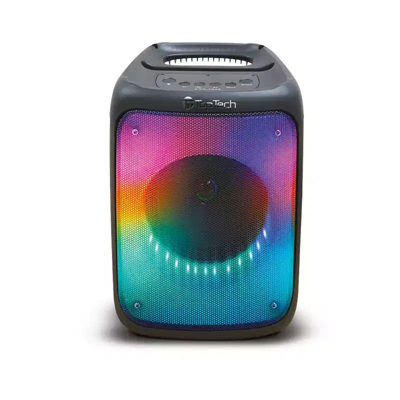 TOPTECH KL-4 Pulse Blast Bluetooth Speaker, 4 Woofer, Flame Effect, Wireless, FM Radio