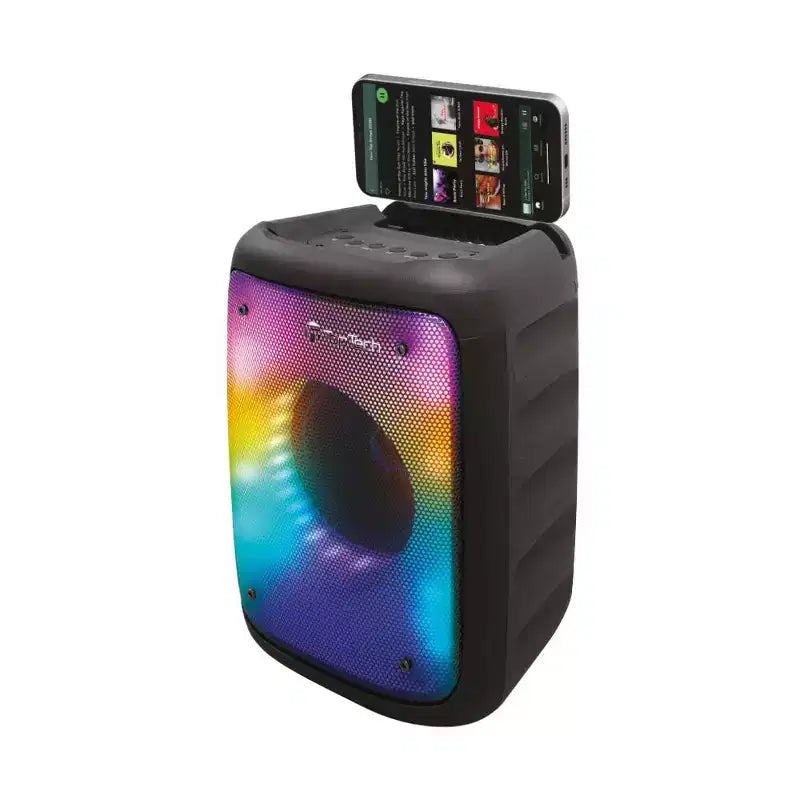 TOPTECH KL-4 Pulse Blast Bluetooth Speaker, 4 Woofer, Flame Effect, Wireless, FM Radio