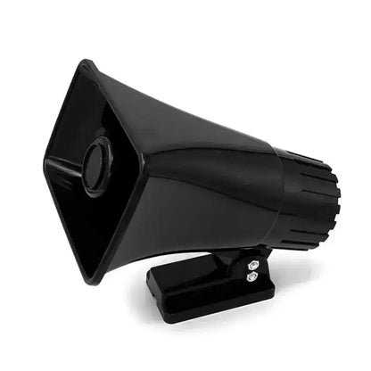 Pyle 6 altoparlante PA portatile con tromba per uso interno o esterno con potenza di picco di 50W, design leggero e compatto e ampia copertura del suono, nero, confezione da 8