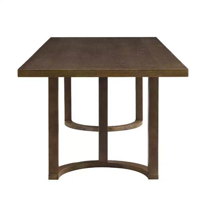 Christopher Knight Home Carissa 95 Tavolo da Pranzo Rettangolare Moderno a 8 Posti in Legno di Gomma
