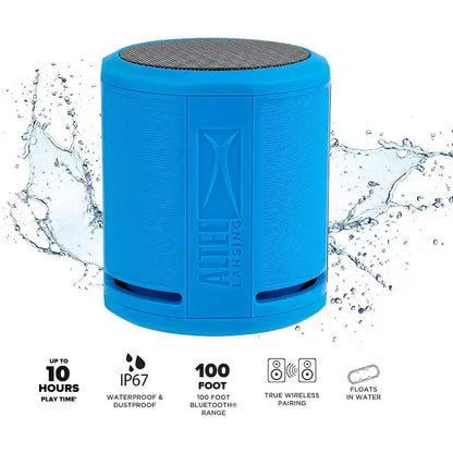 Altec Lansing HydraOrbit EverythingProof Bluetooth Speaker 2-Pack, Blue