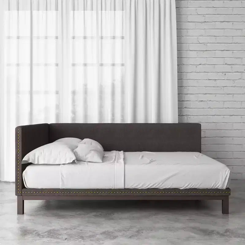 DHP Mid Century Upholstered Modern Daybed