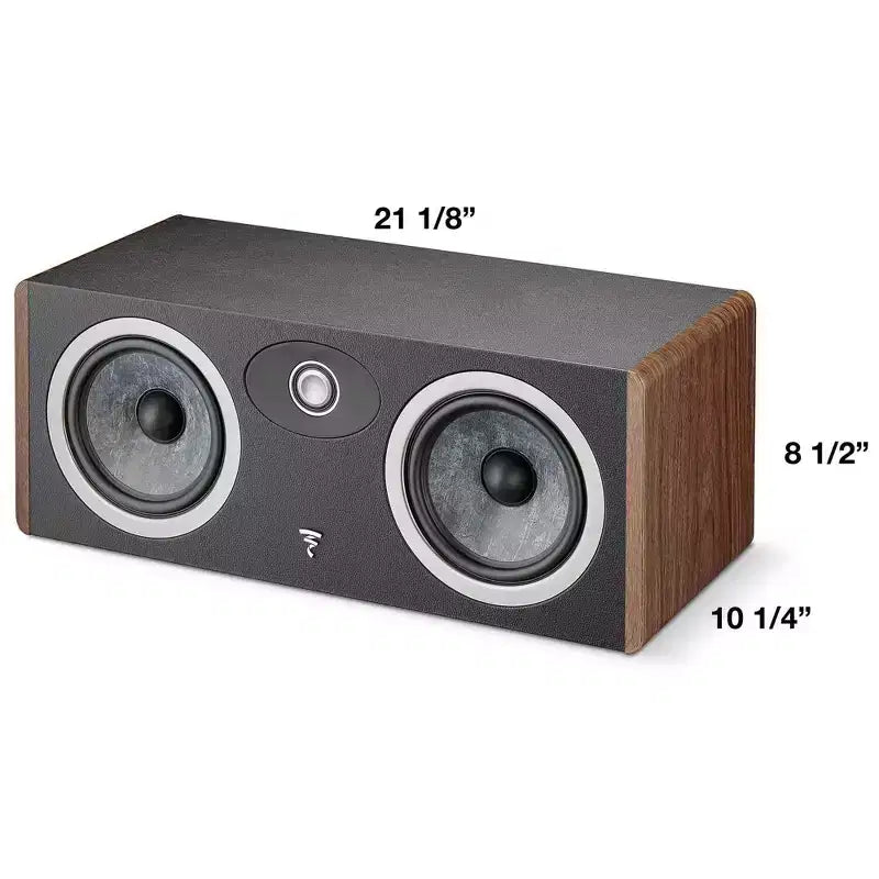 Focal Vestia Center 2-Way Center Channel Loudspeaker finished in Dark Wood - Sold Individually