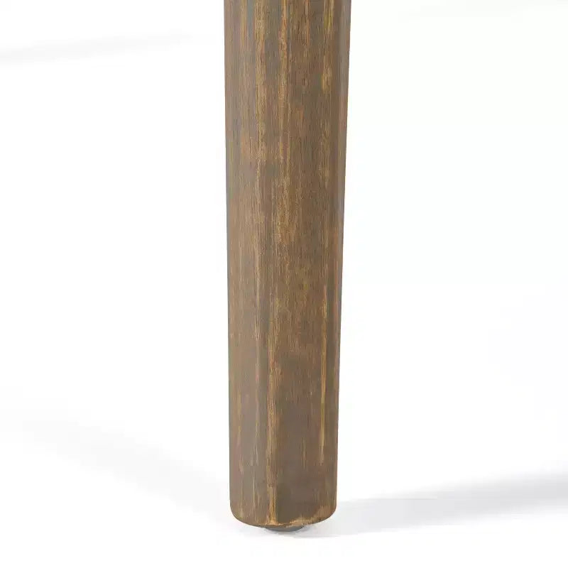 Set da pranzo Christopher Knight Home Biella da esterno in legno di acacia e vimini, 5 pezzi con cuscino