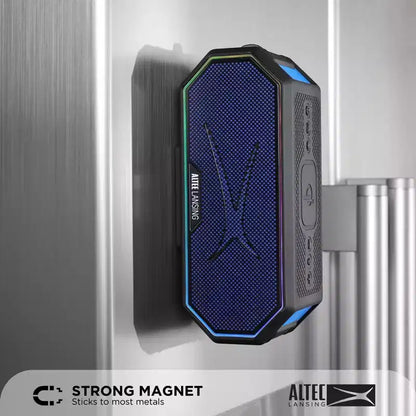 Altoparlante Bluetooth Altec Lansing HydraBlast 2.0 - Impermeabile, 20W, Batteria 24H, Ricarica wireless Qi, Magnetico, Sincronizzazione Party