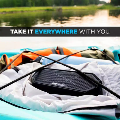 Altec Lansing HydraJolt 2.0 Magnetic Bluetooth Speaker - Waterproof, 12W, 16H Battery, LED Lights, USB-C, Voice Assistant