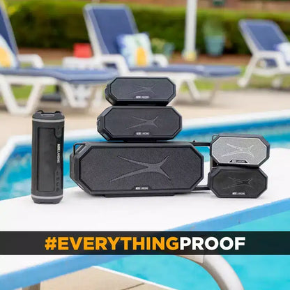 Altec Lansing HydraMini 2.0 Portable Bluetooth Speaker - Waterproof, 8W, 12H Playtime, USB-C, Magnetic, Voice Assistant