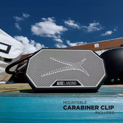 Altec Lansing HydraMini 2.0 Portable Bluetooth Speaker - Waterproof, 8W, 12H Playtime, USB-C, Magnetic, Voice Assistant