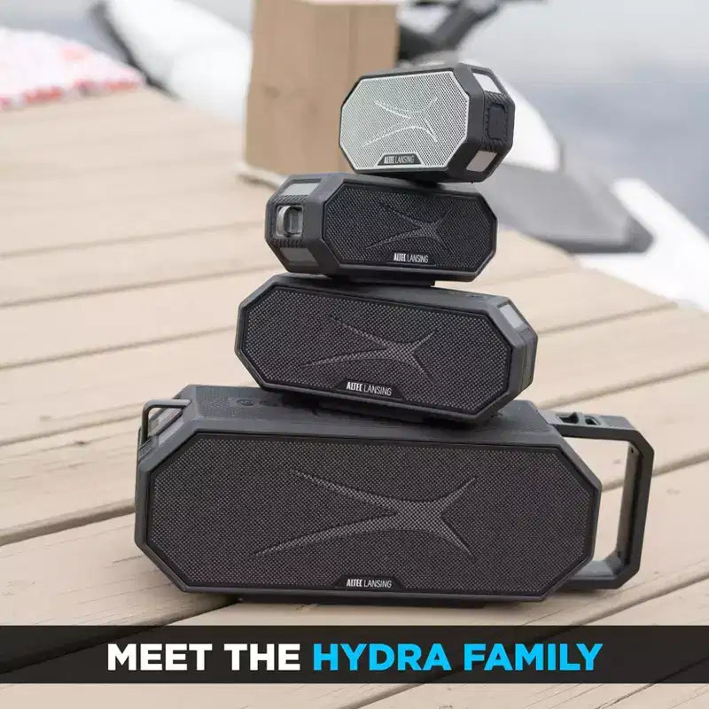 Altec Lansing HydraMini 2.0 Portable Bluetooth Speaker - Waterproof, 8W, 12H Playtime, USB-C, Magnetic, Voice Assistant