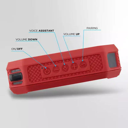 Altec Lansing HydraMini 2.0 Portable Bluetooth Speaker - Waterproof, 8W, 12H Playtime, USB-C, Magnetic, Voice Assistant