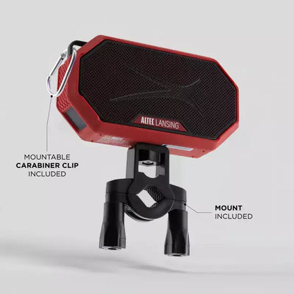 Altec Lansing HydraMini 2.0 Portable Bluetooth Speaker - Waterproof, 8W, 12H Playtime, USB-C, Magnetic, Voice Assistant