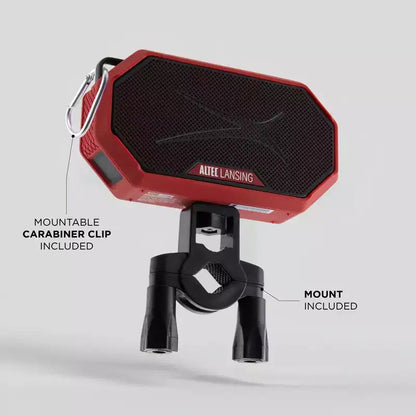 Altec Lansing HydraMini 2.0 Portable Bluetooth Speaker - Waterproof, 8W, 12H Playtime, USB-C, Magnetic, Voice Assistant