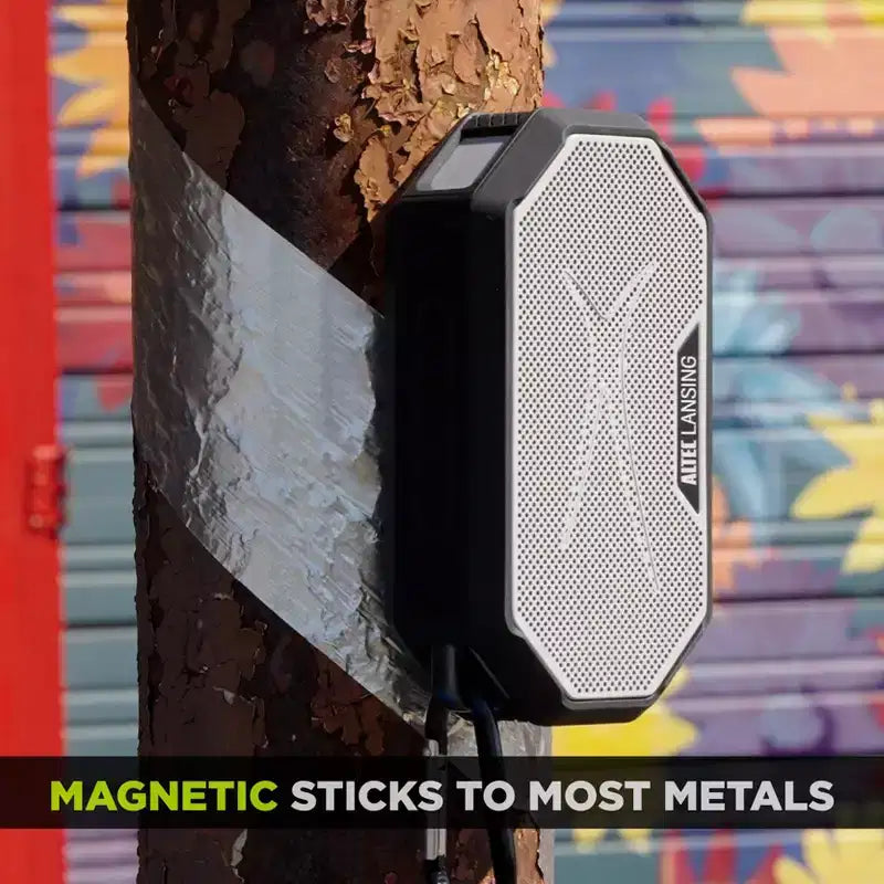 Altec Lansing HydraMini 2.0 Portable Bluetooth Speaker - Waterproof, 8W, 12H Playtime, USB-C, Magnetic, Voice Assistant