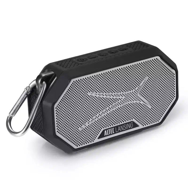 Altec Lansing HydraMini 2.0 Portable Bluetooth Speaker - Waterproof, 8W, 12H Playtime, USB-C, Magnetic, Voice Assistant