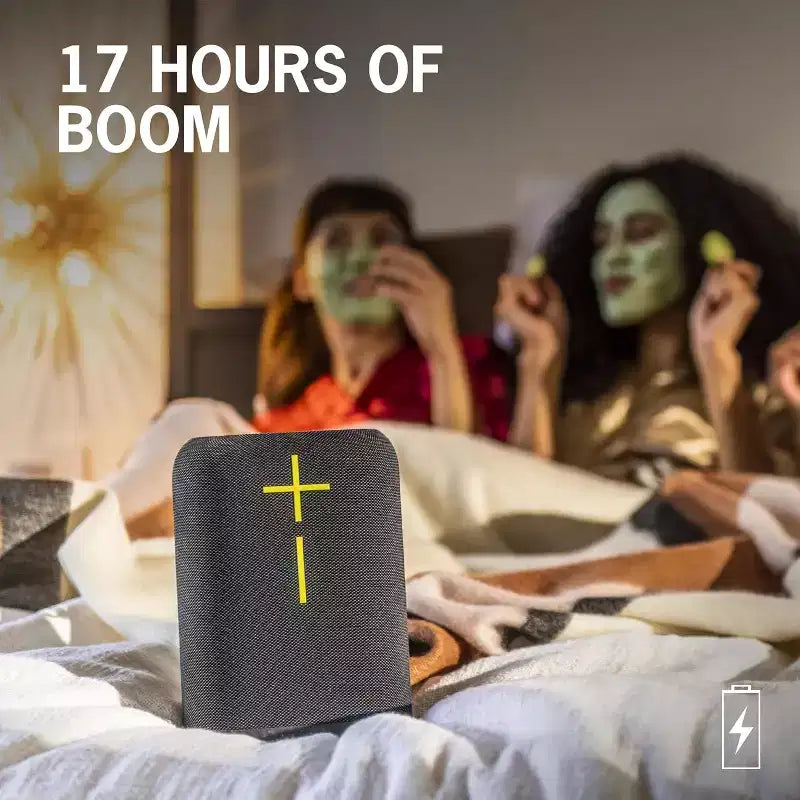 Ultimate Ears EPICBOOM, Portable Wireless Bluetooth Speaker, Big Bass Waterproof, Floatable, - White
