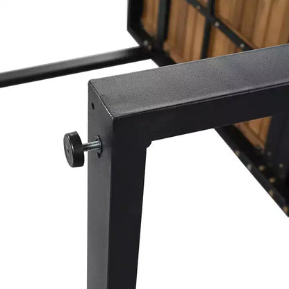 Whisen Set da Pranzo da Esterno 7 Pezzi, Tavolo e Sedie da Pranzo per Patio con Cuscini Rimovibili