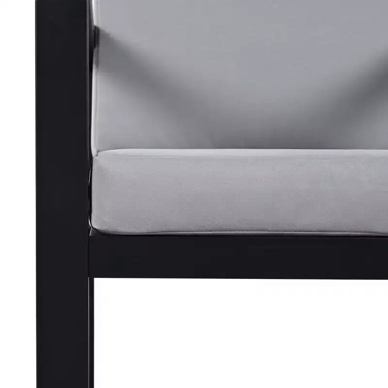 Whisen Set da Pranzo da Esterno 7 Pezzi, Tavolo e Sedie da Pranzo per Patio con Cuscini Rimovibili