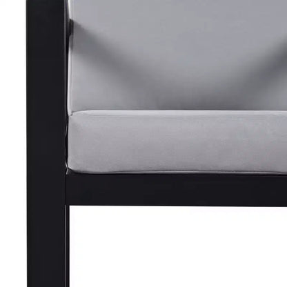 Whisen Set da Pranzo da Esterno 7 Pezzi, Tavolo e Sedie da Pranzo per Patio con Cuscini Rimovibili