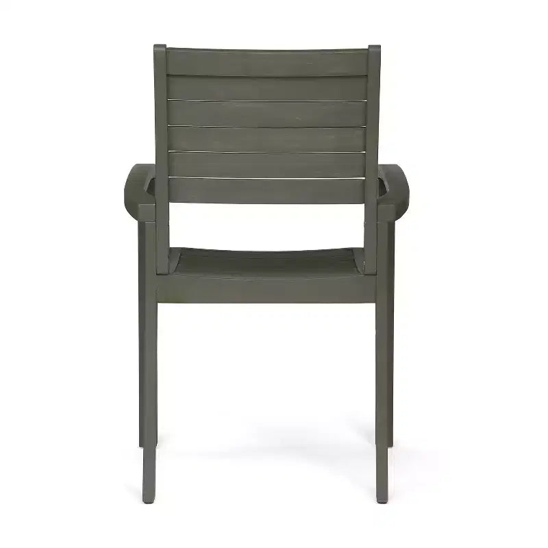 Christopher Knight Home Holloway Outdoor Slatted Acacia Wood 7 Piece Dining Set