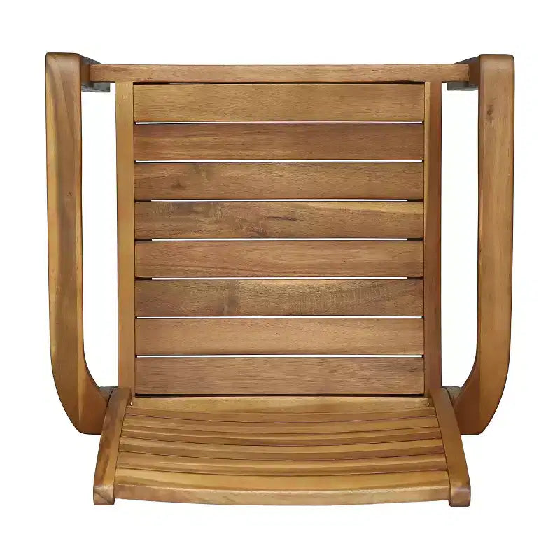 Christopher Knight Home Holloway Outdoor Slatted Acacia Wood 7 Piece Dining Set