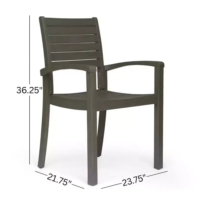 Christopher Knight Home Holloway Outdoor Slatted Acacia Wood 7 Piece Dining Set