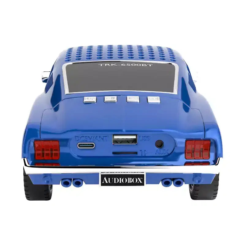 Cassa Bluetooth Audiobox Retro Ride TRK-6500BT ispirata alle Muscle Car classiche, con WaveSync e luci