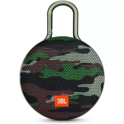 Refurbished: JBL CLIP 3 Waterproof Portable Bluetooth Speaker Squad Camo - Manufacturer Refurbished