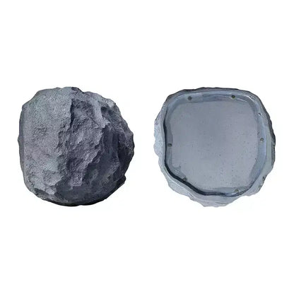 Gemini GHRK-400-PR Set di altoparlanti da esterno Bluetooth TWS a forma di roccia con picco di 40 Watt per sistema audio da patio impermeabile, 2 pezzi
