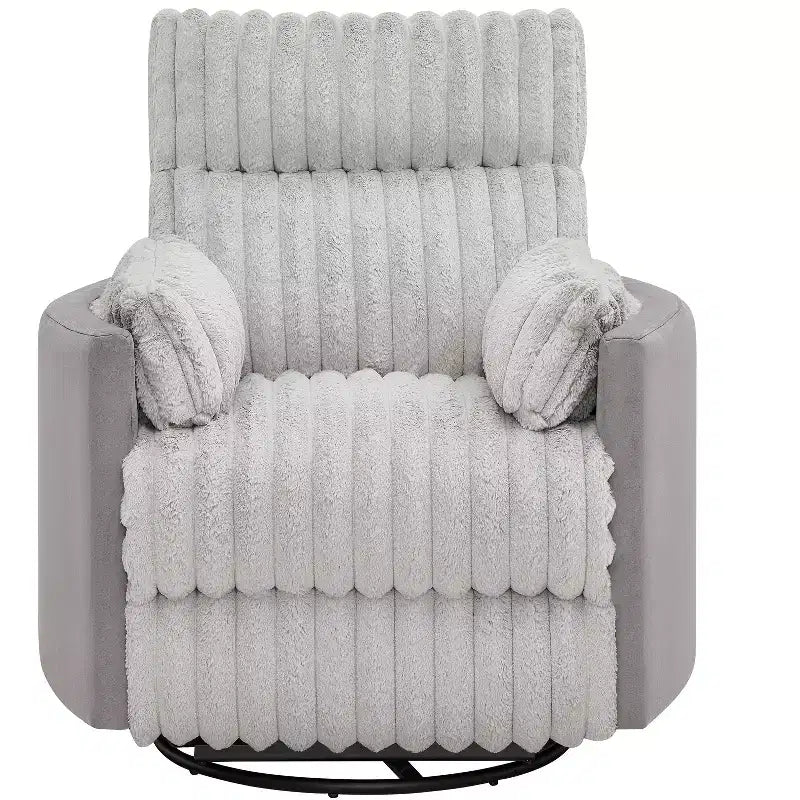Roundhill Furniture Bocaton Wide Wale Corduroy Upholstery Manual Recliner