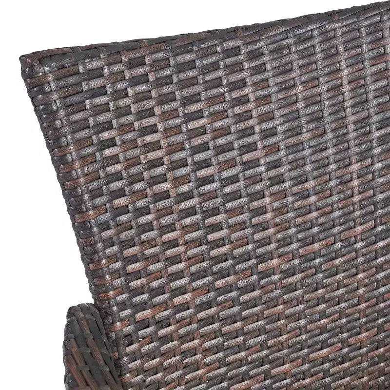Christopher Knight Home Dion Set da pranzo da 7 pezzi in vimini e alluminio per esterni