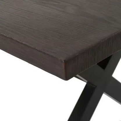 Christopher Knight Home Dion Set da pranzo da 7 pezzi in vimini e alluminio per esterni