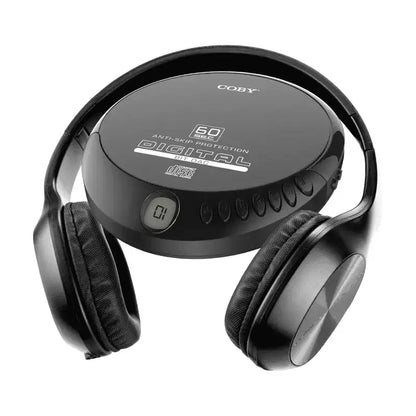Lettore CD Portatile Coby con Cuffie