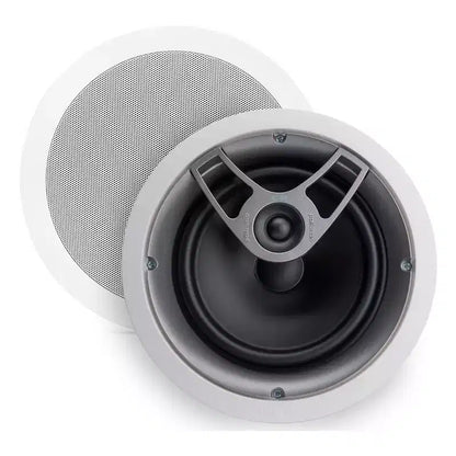 Polk Audio MC 80 Coppia di Altoparlanti da Incasso a Soffitto (Bianco)