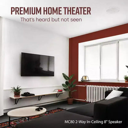 Polk Audio MC 80 Coppia di Altoparlanti da Incasso a Soffitto (Bianco)