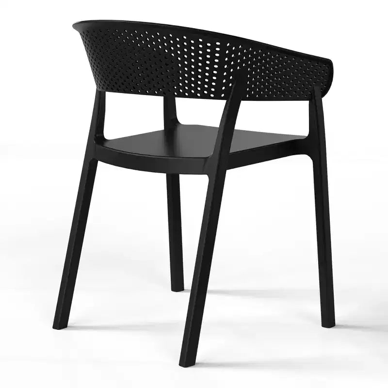 WestinTrends Playa 5-Piece Indoor Outdoor Metal Patio Dining Table Set With Stackable Patio Chairs