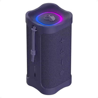 Skullcandy Terrain 2 Wireless Bluetooth Speaker, IPX7 Water Resistant, 14H Battery, Multi-Link, LED Light Show, Portable, Deep Purple