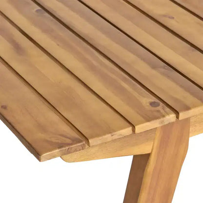 Christopher Knight Home Copperfield, set da pranzo da 7 pezzi per esterni in rete e legno di acacia
