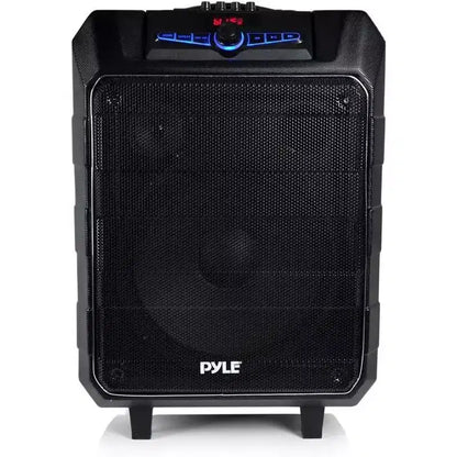 Pyle PWM1235BT Sistema Altoparlante PA Portatile Bluetooth con Microfono Karaoke - Nero