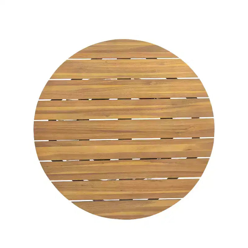 Christopher Knight Home Elara Set da Pranzo Rustico da Giardino 3 Pezzi in Legno con Sedie in Vimini Intrecciato