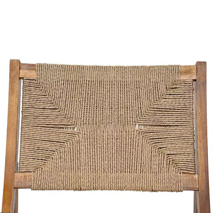 Christopher Knight Home Elara Set da Pranzo Rustico da Giardino 3 Pezzi in Legno con Sedie in Vimini Intrecciato