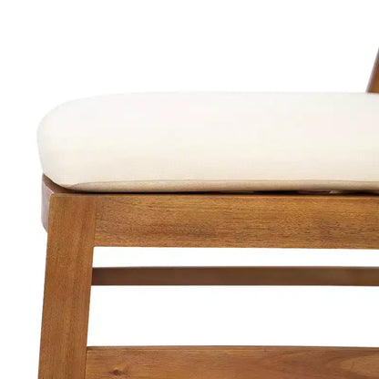 Christopher Knight Home Elara Set da Pranzo Rustico da Giardino 3 Pezzi in Legno con Sedie in Vimini Intrecciato